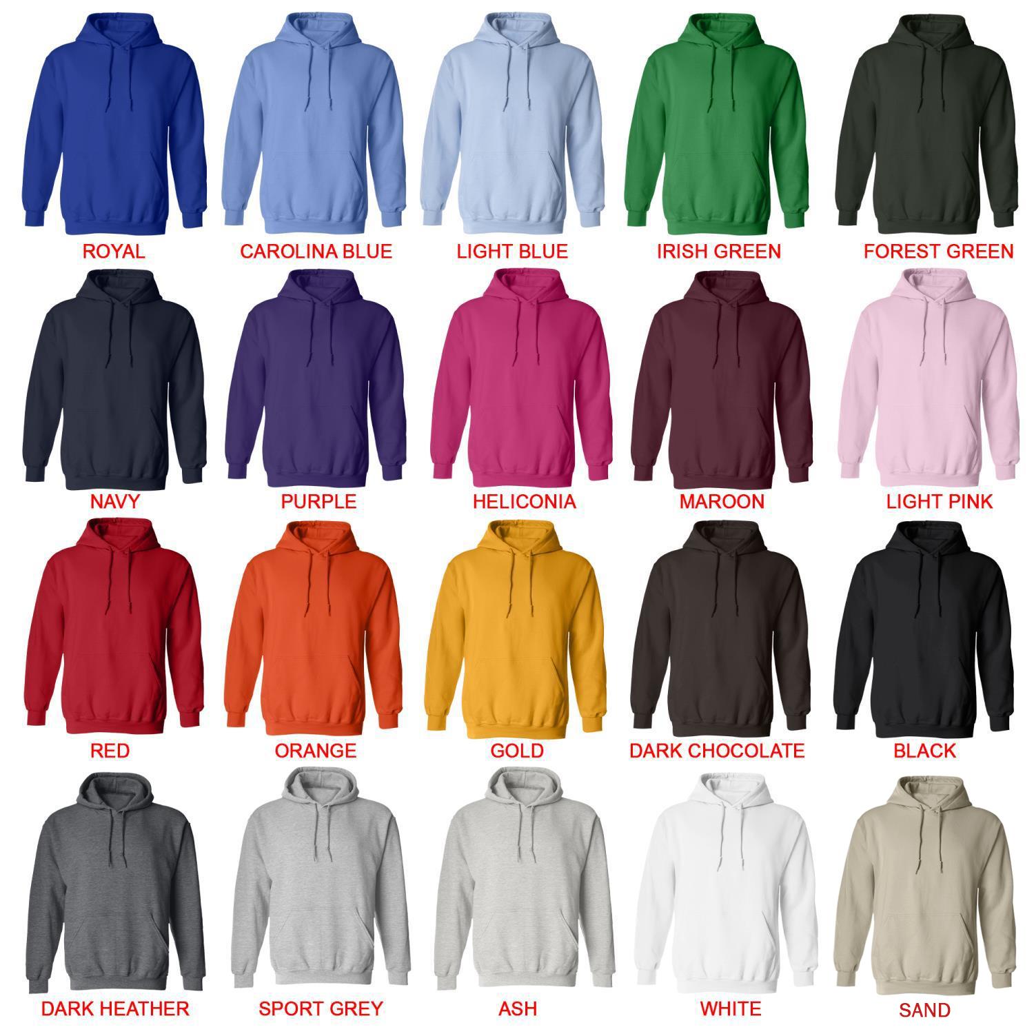 hoodie color chart - Bersek Uk Store