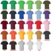 t shirt color chart - Bersek Uk Store